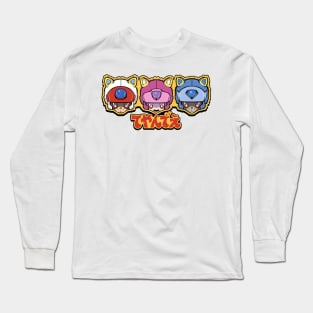 Samurai Graffiti Cats Long Sleeve T-Shirt